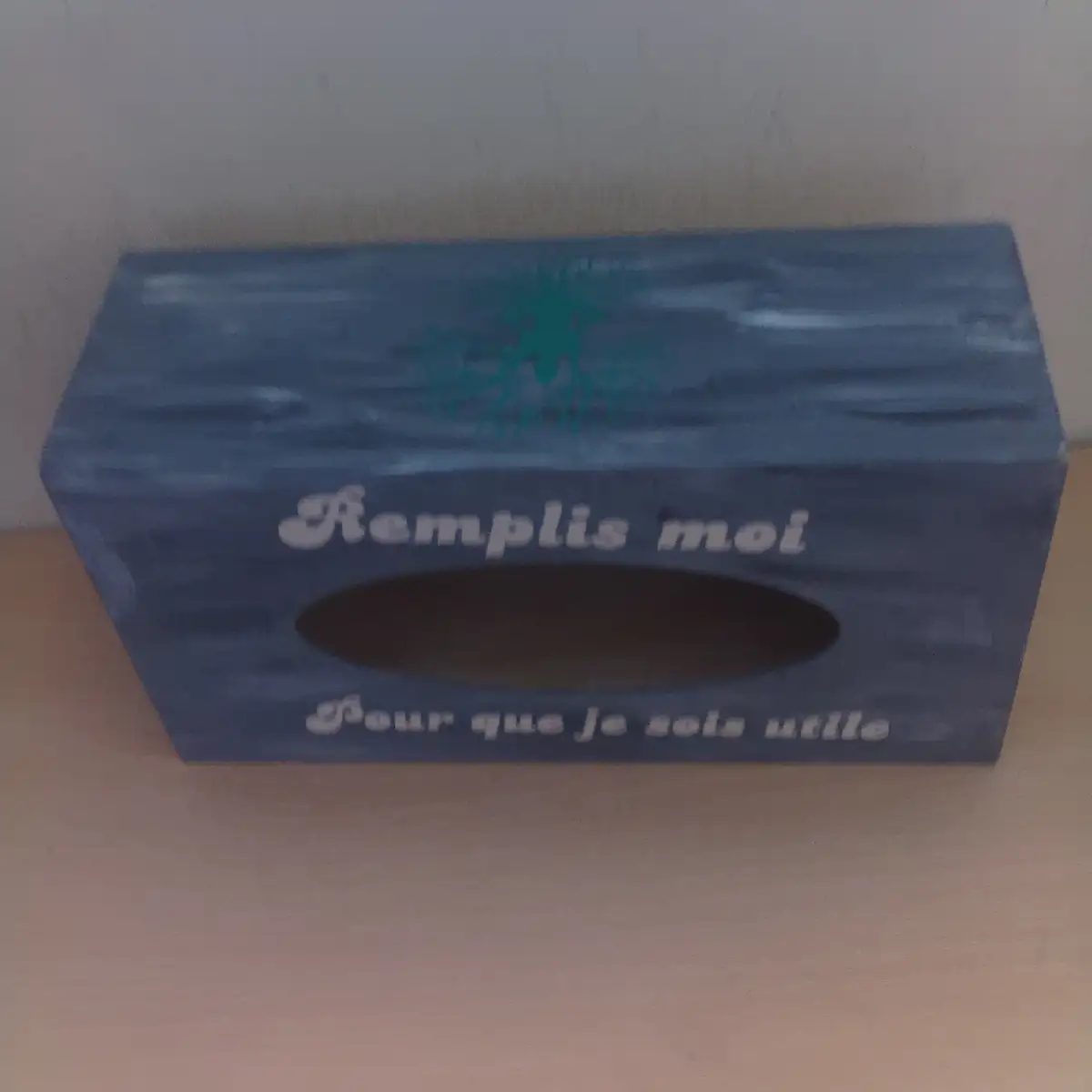 Boite a mouchoirs en bois