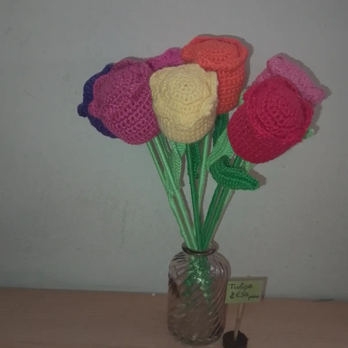 Tulipe au crochet