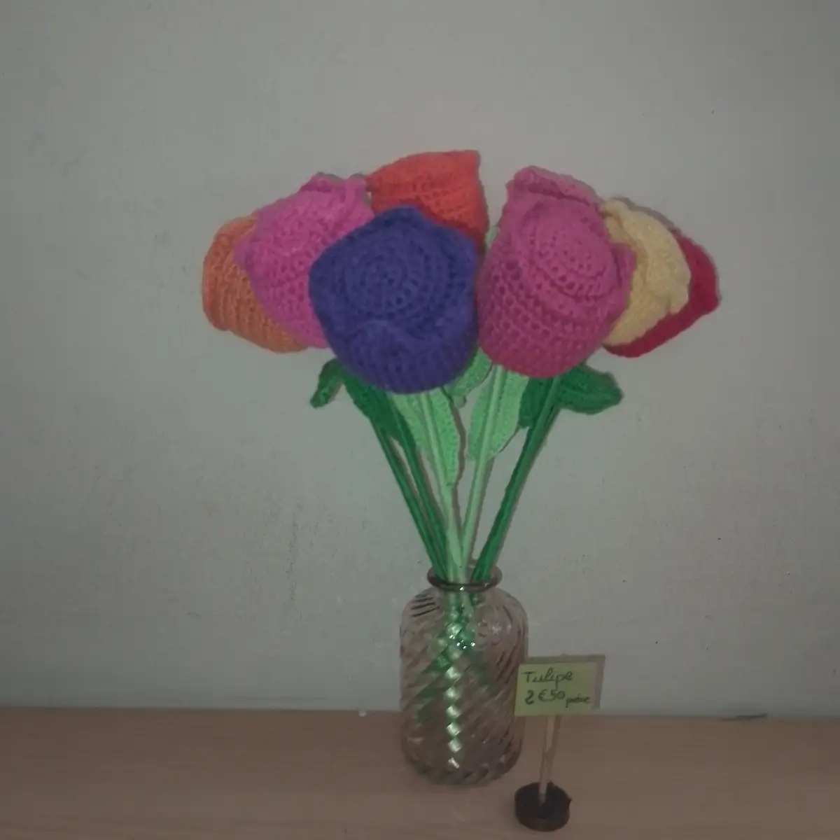 Tulipe au crochet