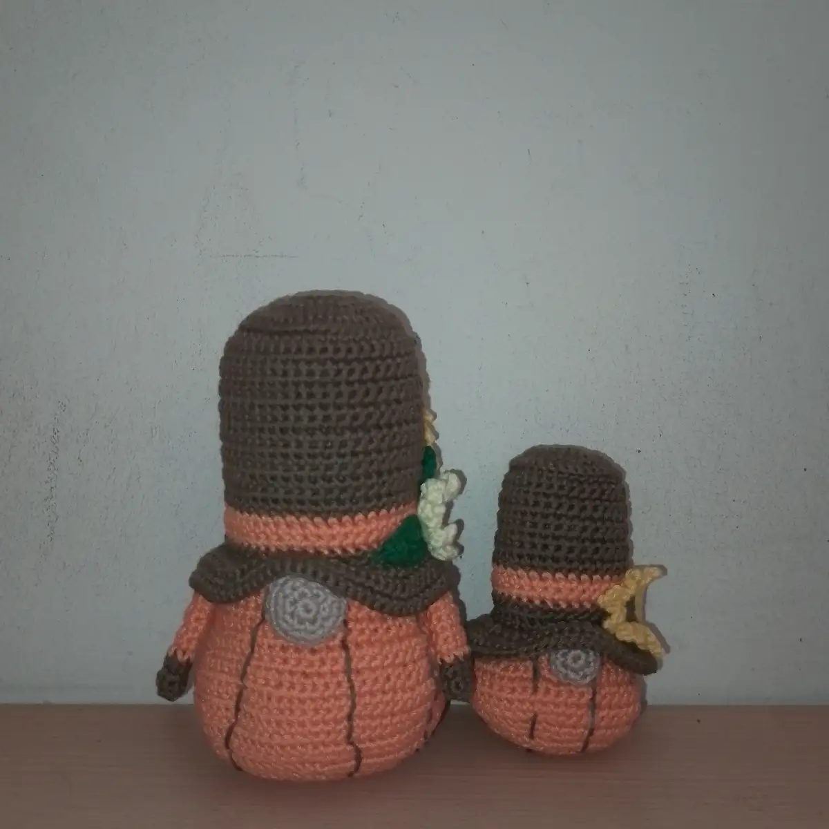 Duo de gnome citrouille